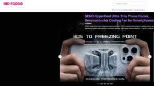 World’s Thinnest Phone Cooler: SENO HyperCool Surpasses 1,000 Units on Indiegogo